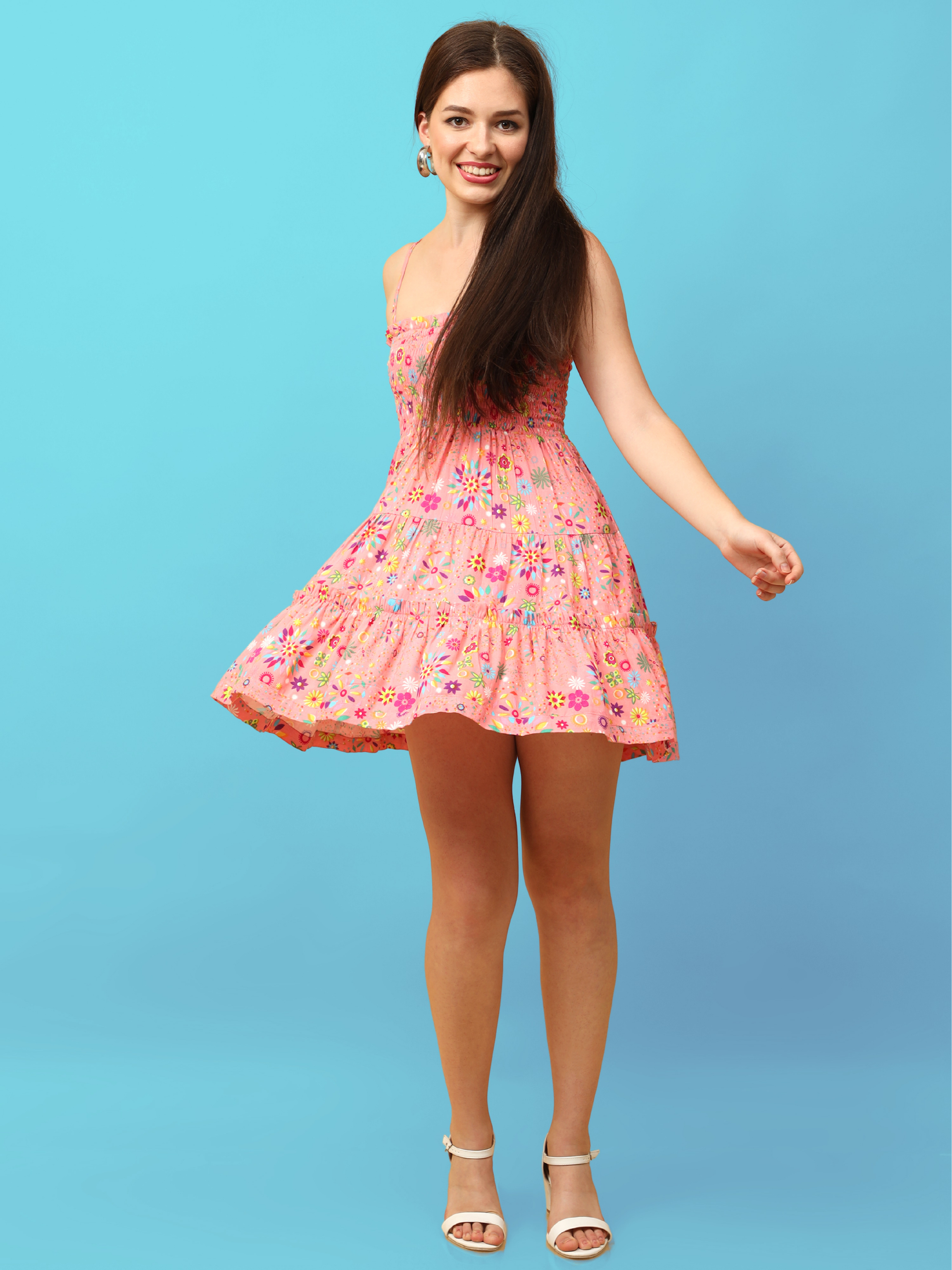 Sweet16 - Women's Tiered Fit and Flare Dress