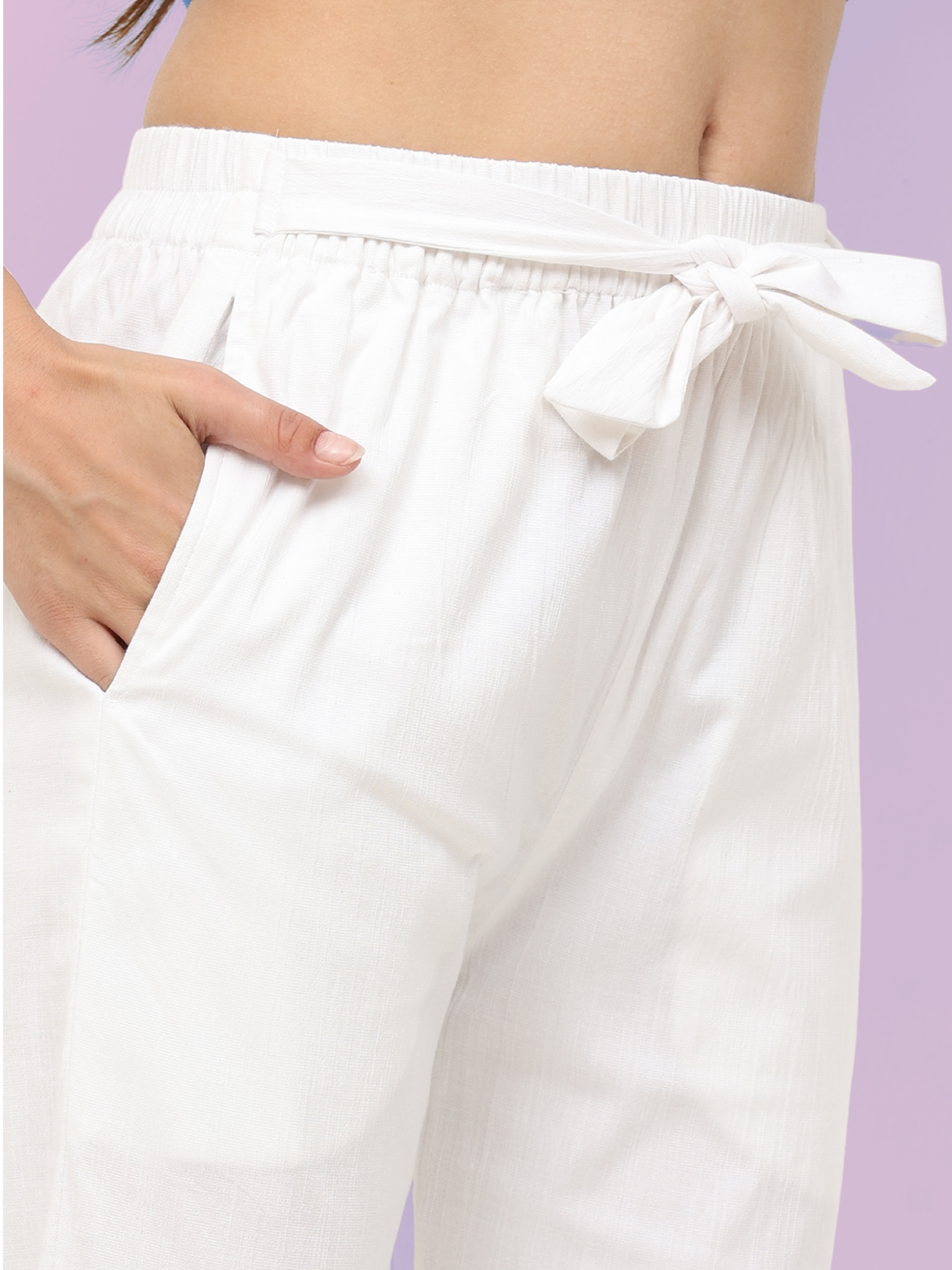 Women's Slim Fit Peg Trousers