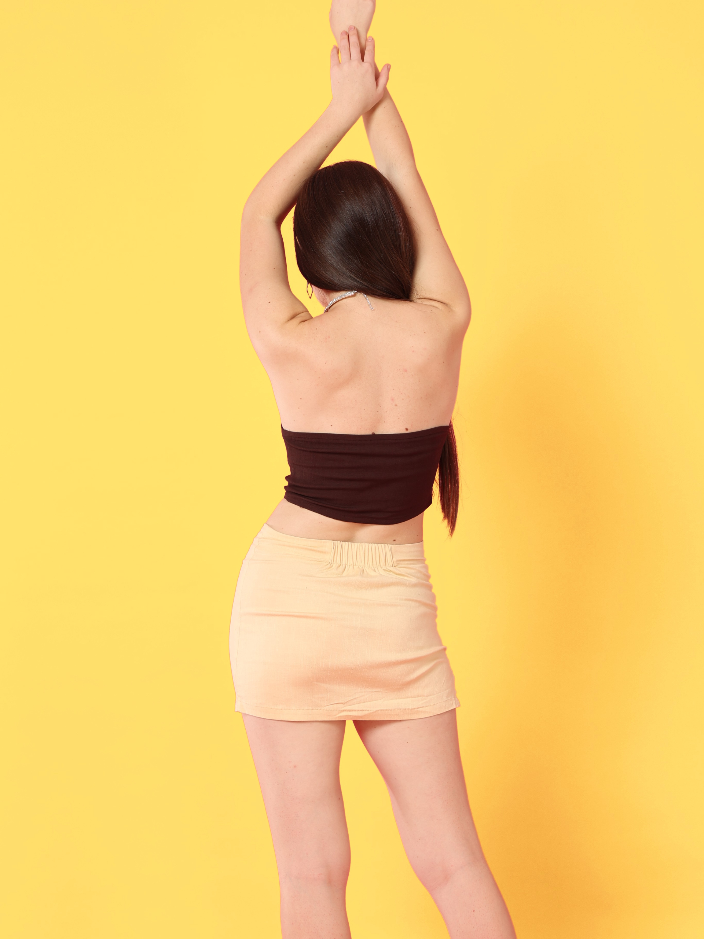 Fashionista - Radhella Women's  Bandeau Top and Mini Skirt Co-ord Set